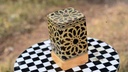 Camel skin square shape lamp     - Duplicate IMG # 1