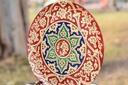 Naqashi art hand painted wooden plate    - Duplicate IMG # 1