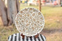 Naqashi art hand painted wooden plate      - Duplicate IMG # 1