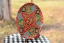 Naqashi art hand painted wooden plate     - Duplicate IMG # 2