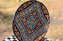 Naqashi art hand painted wooden plate      - Duplicate IMG # 1