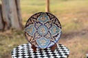 Naqashi art hand painted wooden plate       - Duplicate IMG # 1