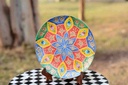 Naqashi art hand painted wooden plate  - Duplicate IMG # 1