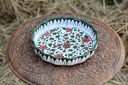 Blue pottery Apple dish IMG # 1