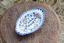 Blue Pottery Oval shape raita bowl - Duplicate IMG # 1