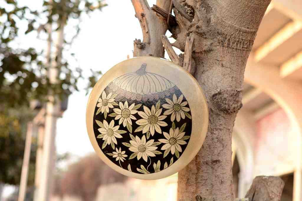 Camel skin wall mount lamp   - Duplicate IMG # 1