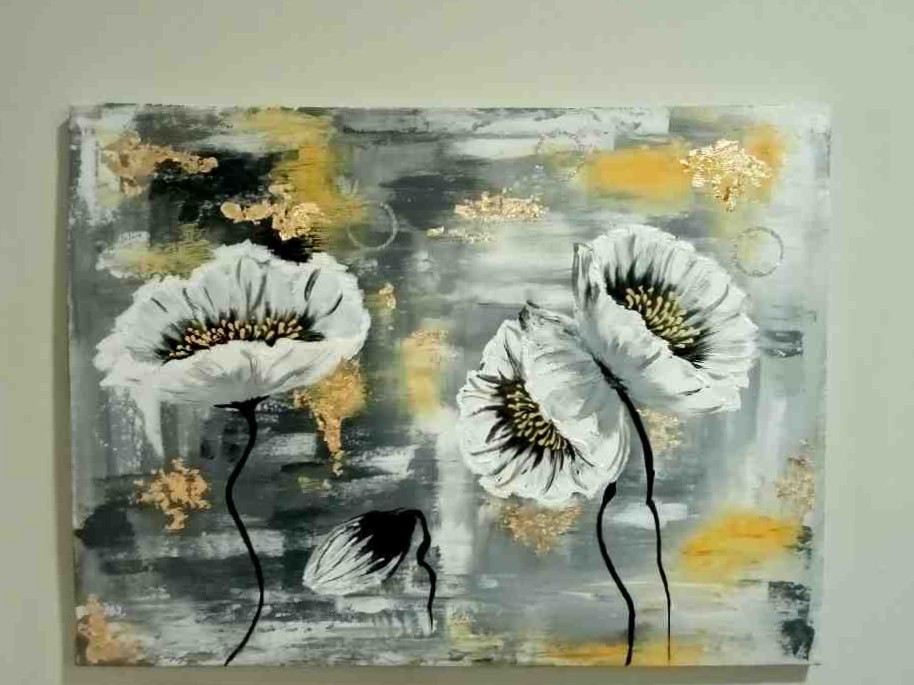 abstract flower painting IMG # 1