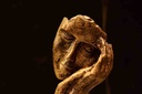 Abstract Human Fiber Collectible Sculpture Figurine Statue - Duplicate IMG # 1