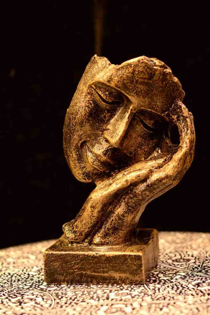 Abstract Human Fiber Collectible Sculpture Figurine Statue IMG # 1