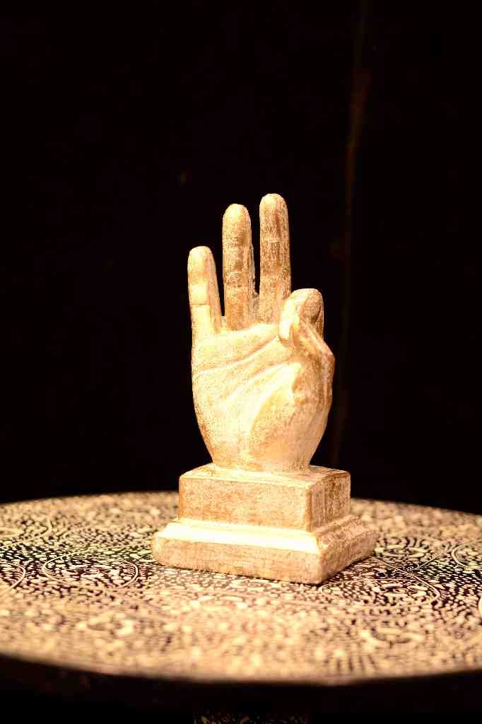 Thumbs up Gesture Finger Hand Statue Sculpture Fiber Statues Décor  - Duplicate IMG # 1