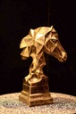 Origami Horse Head Statues Geometry Animal IMG # 1