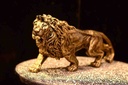 Lion Sculpture Fiber Animal Figurines - Duplicate IMG # 1