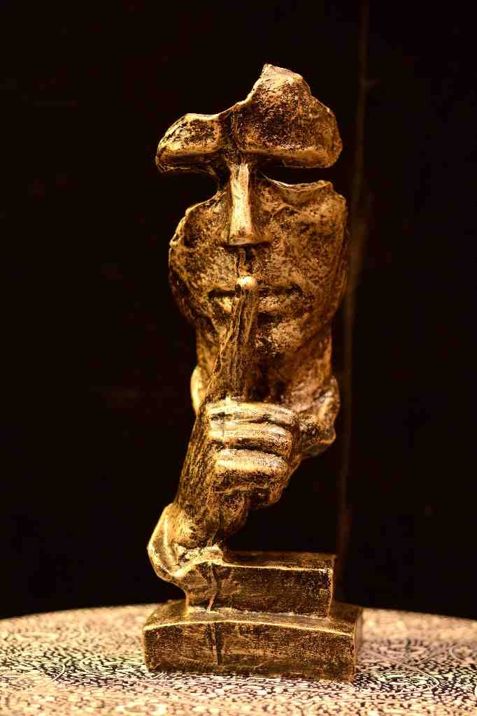 The Thinker Statue, Silence Sculpture  - Duplicate IMG # 1
