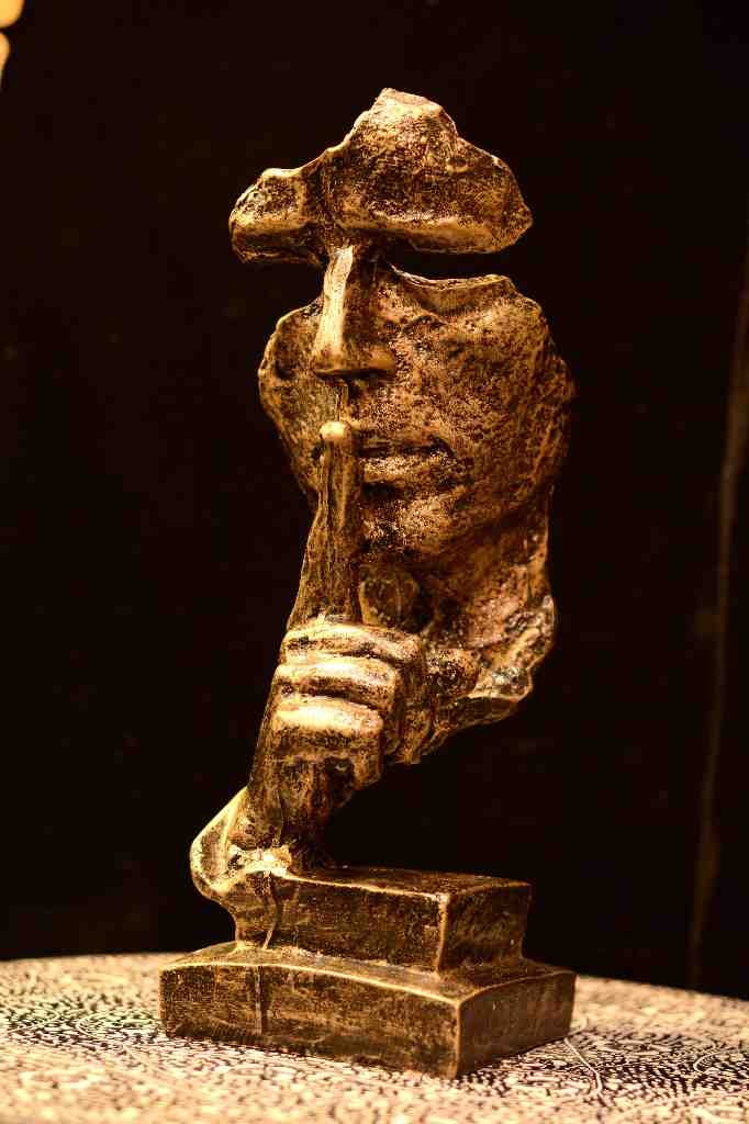 The Thinker Statue, Silence Sculpture  - Duplicate IMG # 2