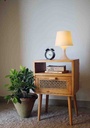 Rattan Bed/Sofa Side Table  IMG # 1