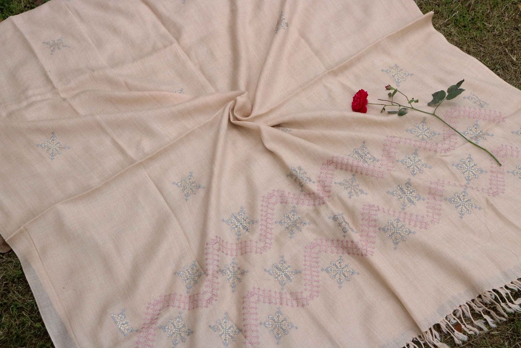 Swati Khaddi Embroidered Wool Shawl (copy) (copy)