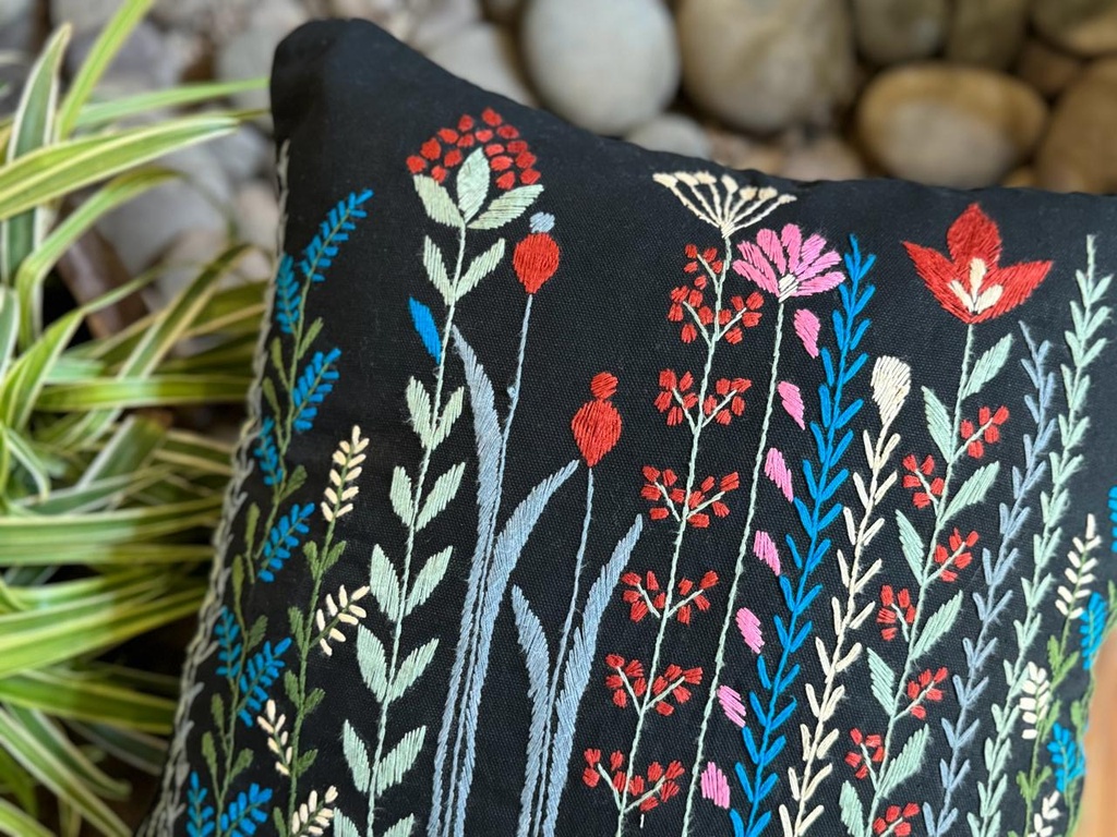 Embroidered Cushion Cover