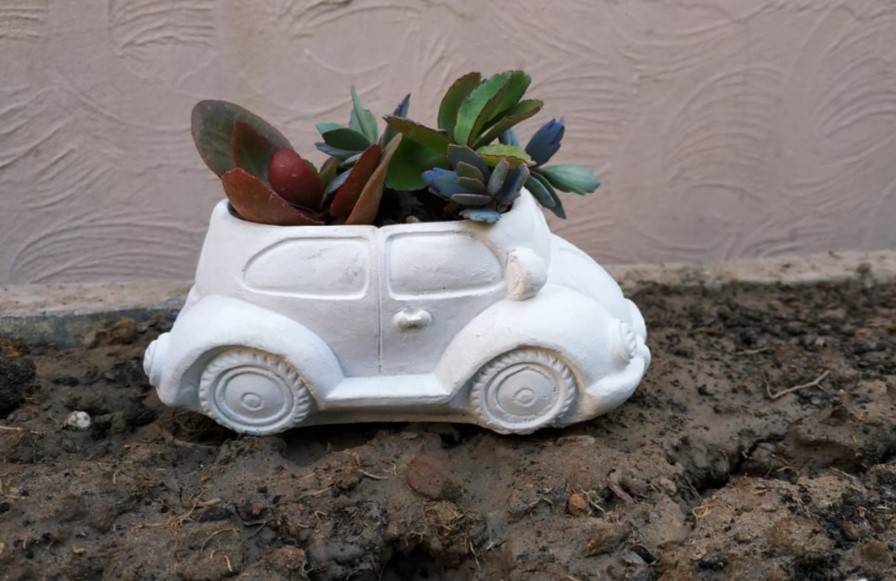The Volkswagon Foxy Planter IMG # 3