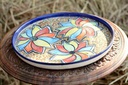 Blue pottery Pizza Tray IMG # 1