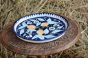 Blue pottery Pizza Tray - Duplicate - Duplicate IMG # 1