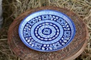 Blue pottery Pizza Tray IMG # 1
