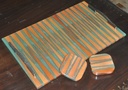Long Triangle Wood Tray IMG # 1