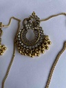Zircon Double Sided Earrings - Duplicate IMG # 1