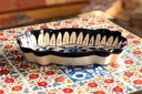 Blue Pottery Square Dish - Duplicate IMG # 1