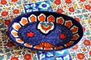 Blue Pottery Over Tray IMG # 1