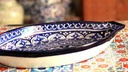 Blue Pottery Rice Dish Deep IMG # 1
