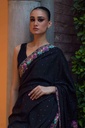 Extra image for Peacock Hand Embroidered Saree