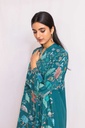 Extra image for kaftan with floral embroidery