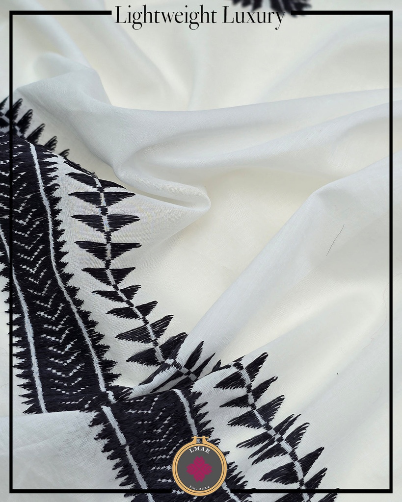 Extra image for Swiss Lawn Stole - 6013