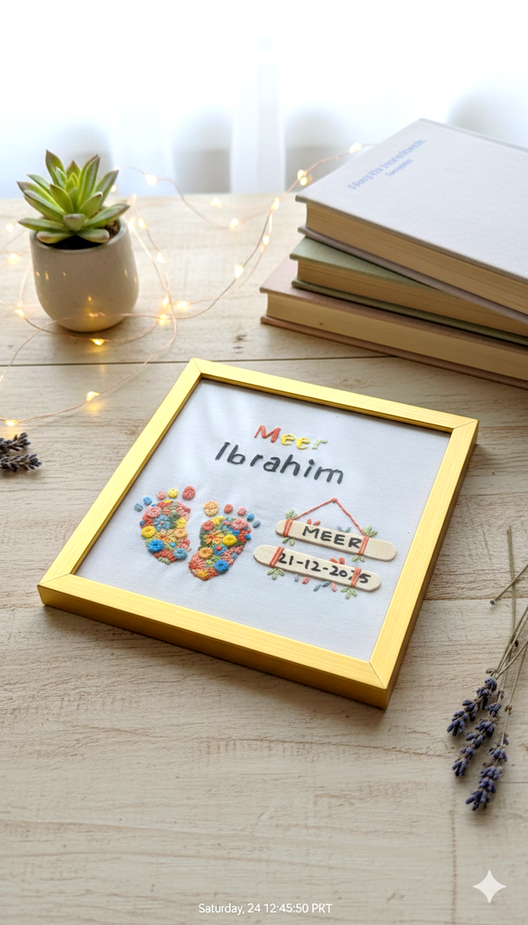 Name and date of birth frame