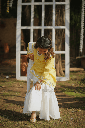 Extra image for Yellow Kurta  Gharara Outfit
