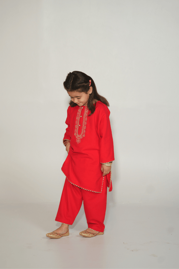 Extra image for Red Kurta Shalwar