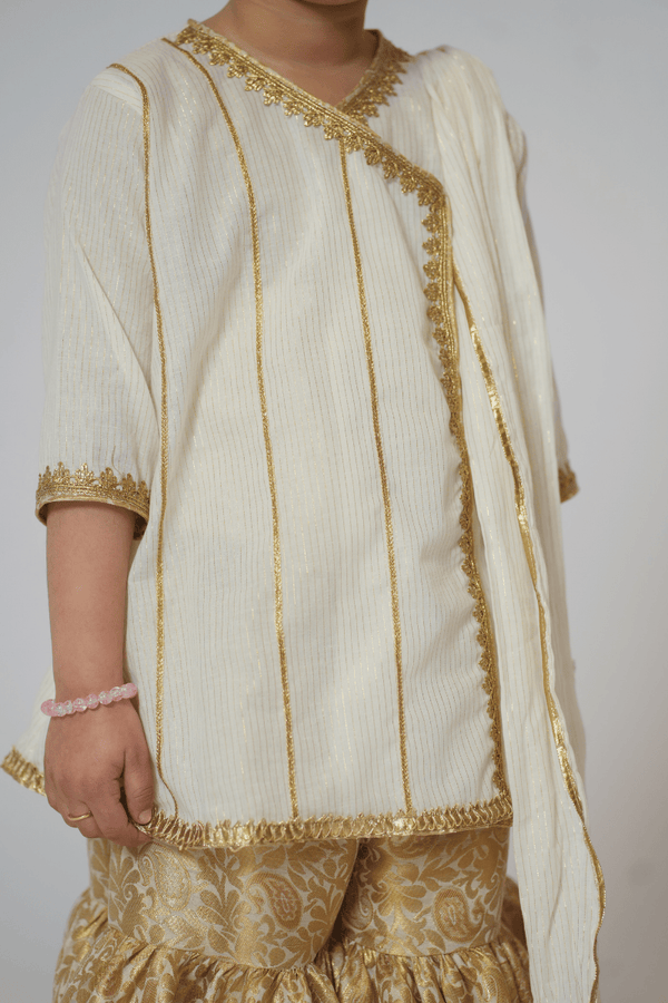 Extra image for Gold Festive Dress