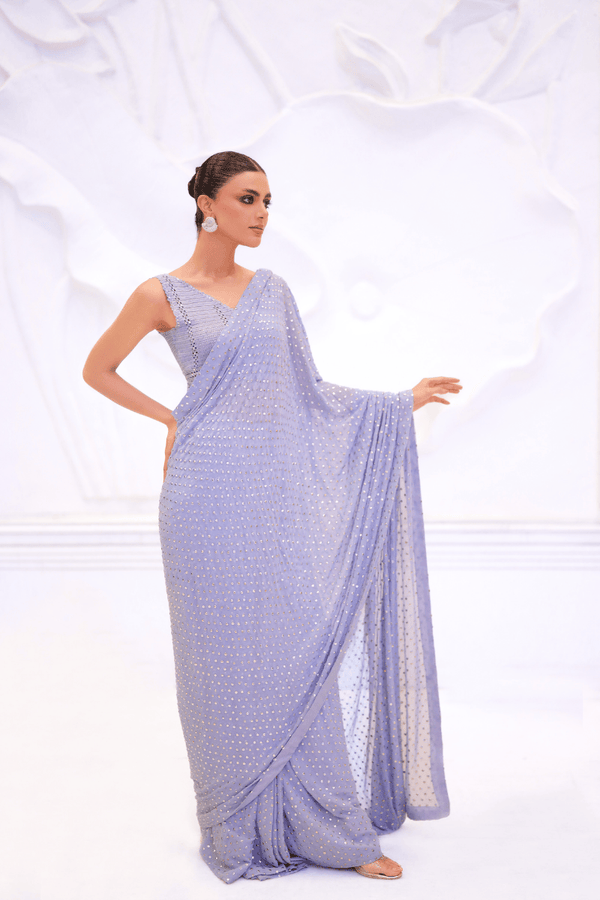 Extra image for Ethereal Lilac Saree