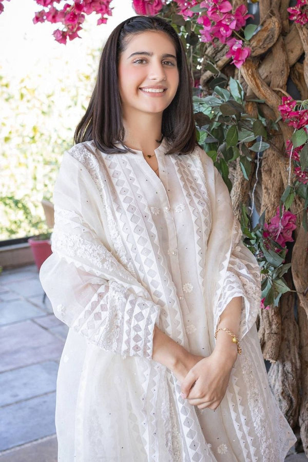 Extra image for APPLIQUE ORGANZA KURTA