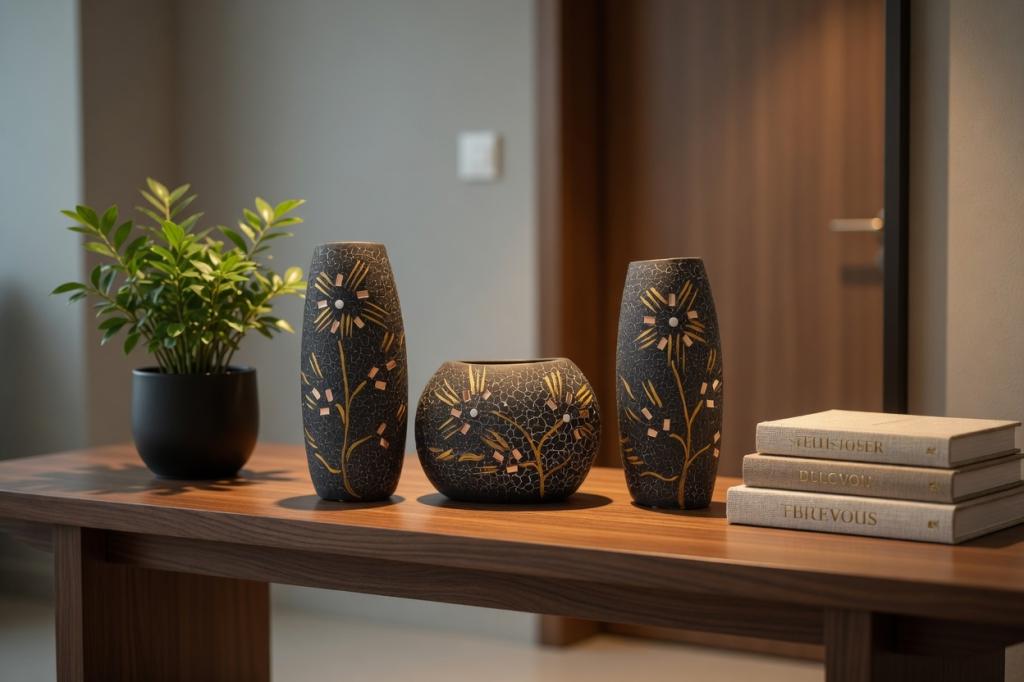 Handmade Ceramic Vase – Minimalist Home Décor IMG # 1