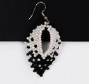 Russian Leaf Beaded Earrings