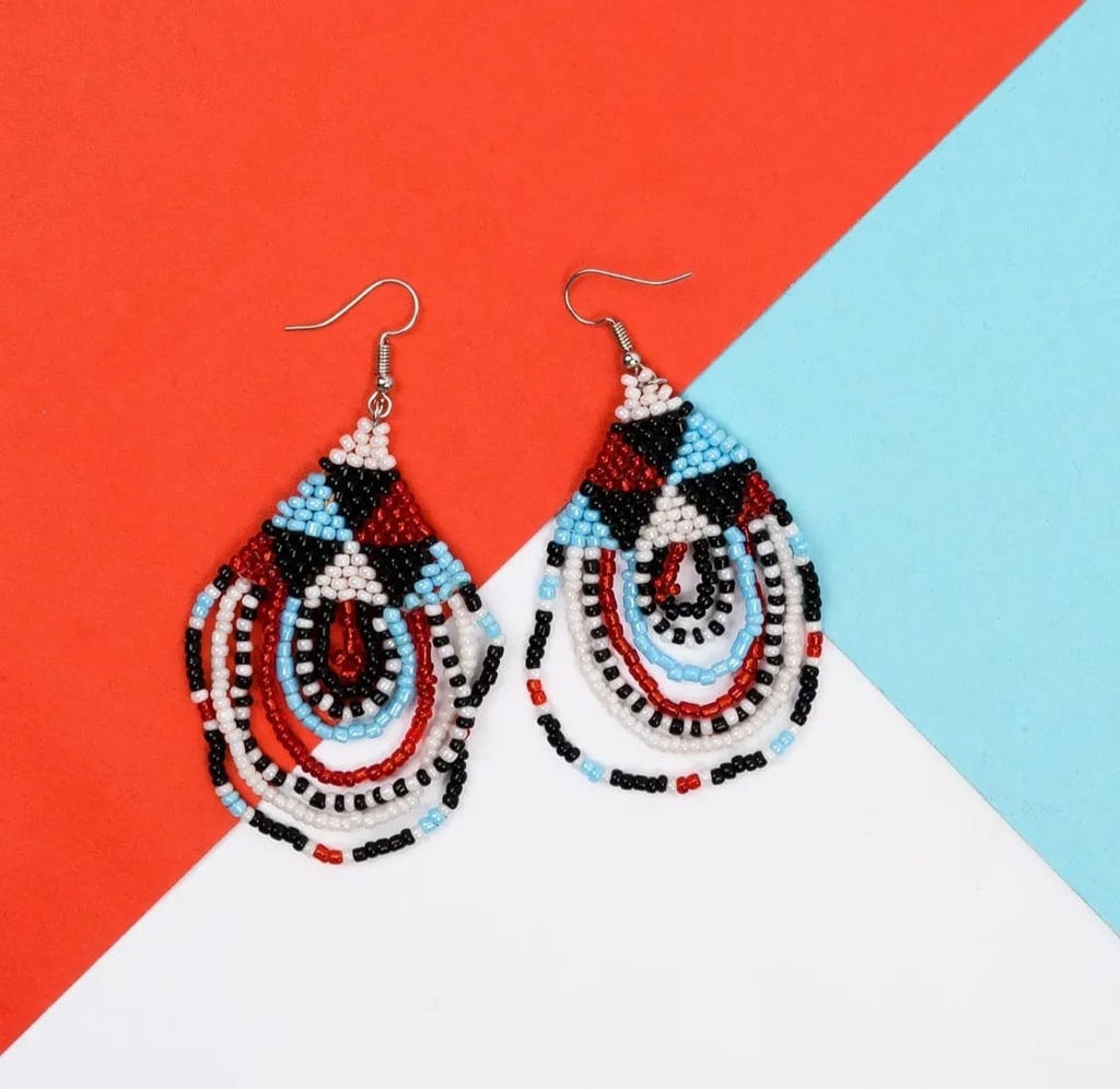 Zulu, Beaded Ear ring