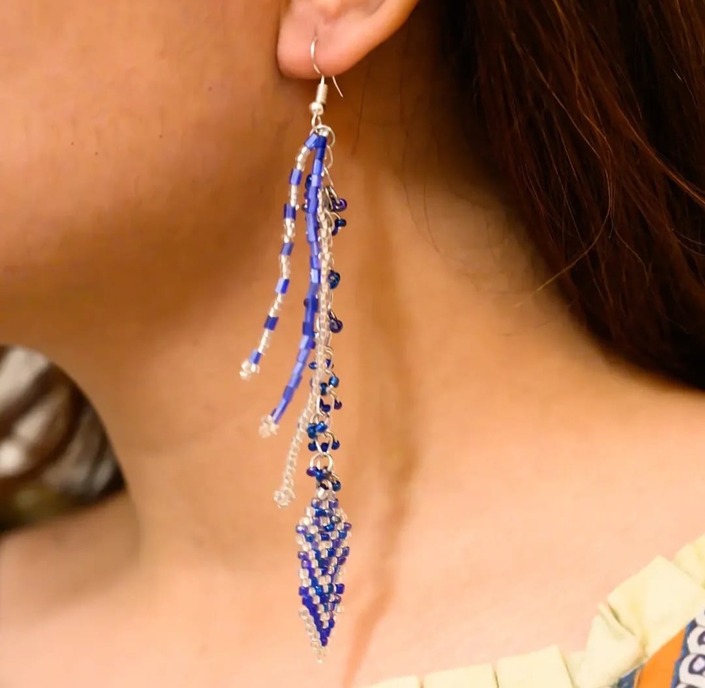 Beaded Chain Earring