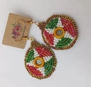 traditional Beaded Blanket Stitched Earring