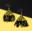 Lines, Beaded Earring