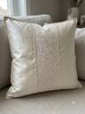 Net embellished cushion