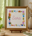 Custom name frame