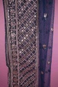 Zinc Blue Net Gota Patti Jaal Dupatta | Niddleart IMG # 1