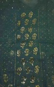Teal Blue Organza Mukesh Suit Set | Niddleart IMG # 1