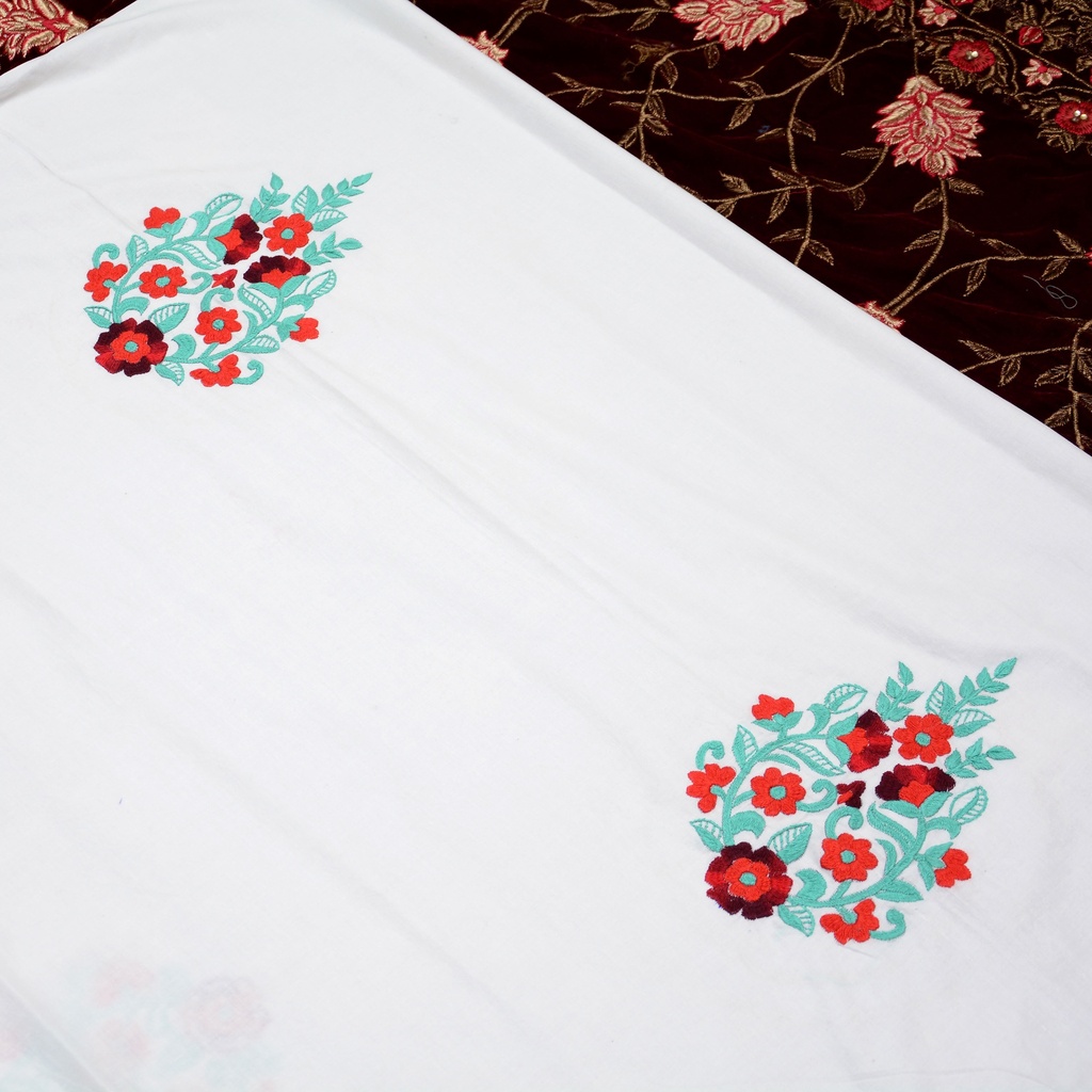 Ladies hand embroidered shirt piece